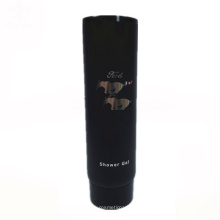 100ml soft black rubber lotion pe tubes shower gel tube for sale